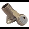 Cylinder head water upper outlet connection with fan bracket