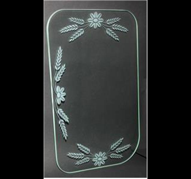 Windwing Glass, Etched