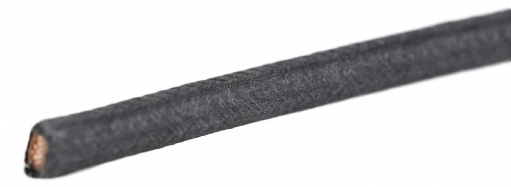 Cotton Braided Primary Wire, 5 qmm. Black Histoparts