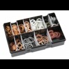 Aftap Plug Ringen assortiment box. 220 dlg.