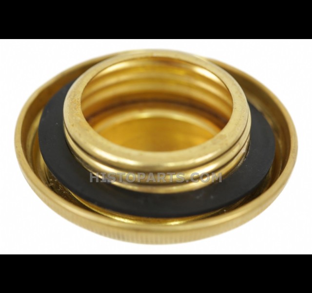 Threaded radiator cap