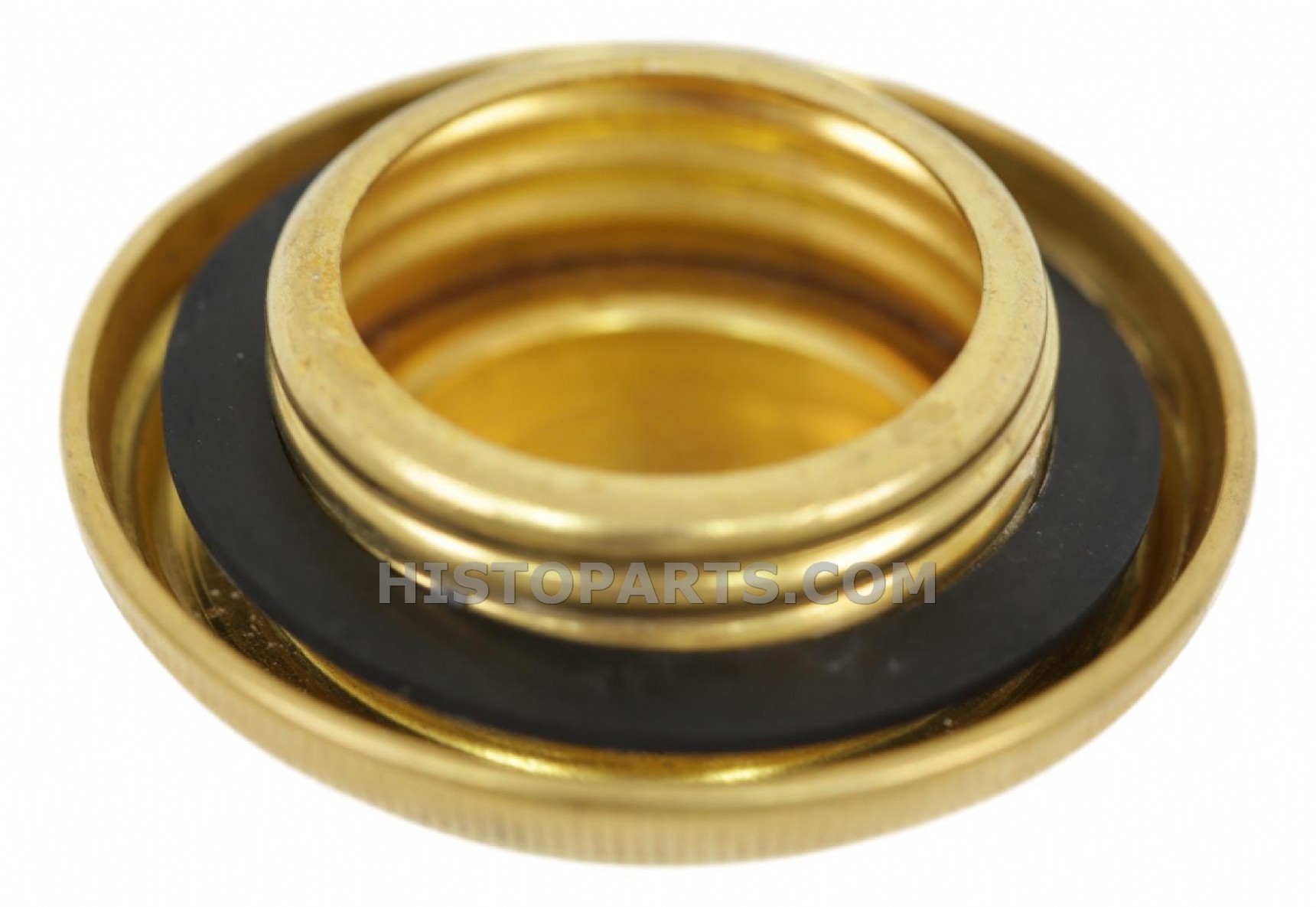 Threaded radiator cap