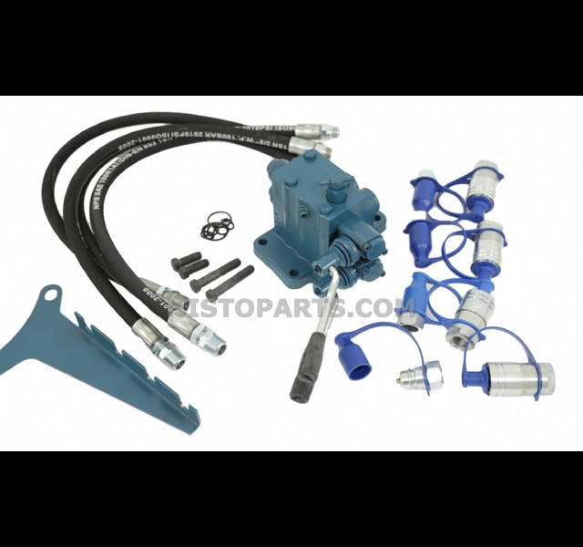 Hydrauliek verdeelblok met slangen Ford (1)