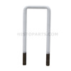 Front axle spring clamp. Eicher