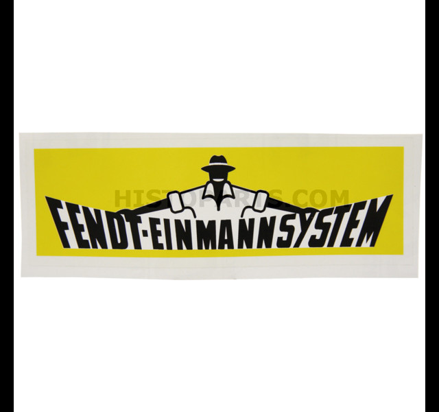 Decal Fendt Einmannsystem