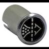 Air filter restriction indicator lens