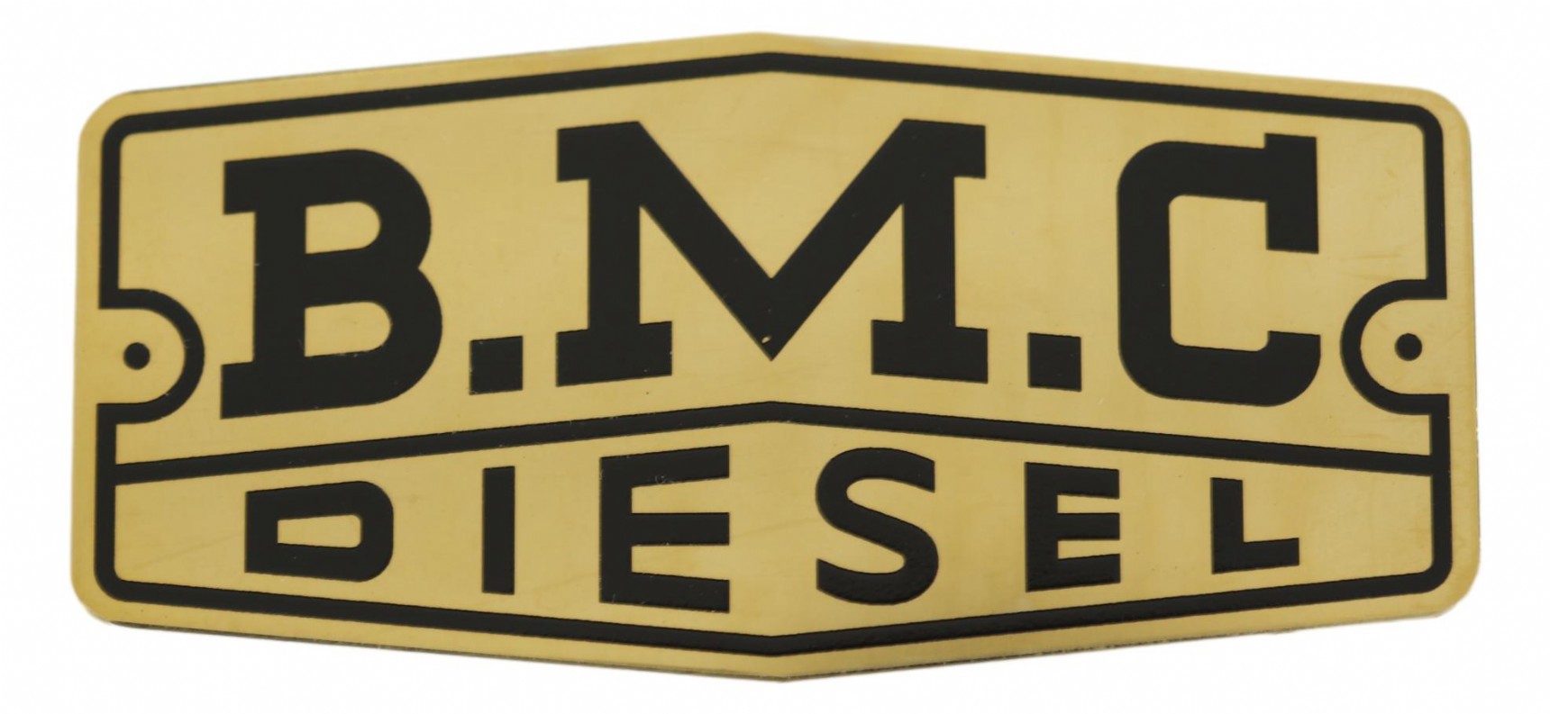 BMC Rocker cover brass tag