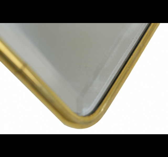 Outside rear view mirror, brass in detail