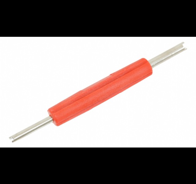 Tyre valve screwdriver