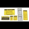 Warning Decal set. Ford