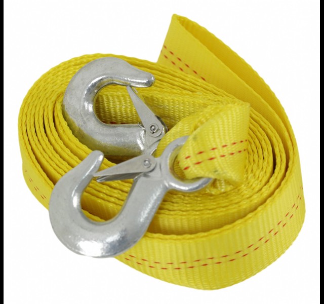 Tow band with hooks
