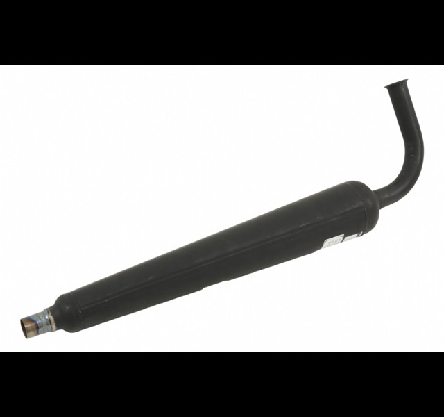 Muffler without tail pipe