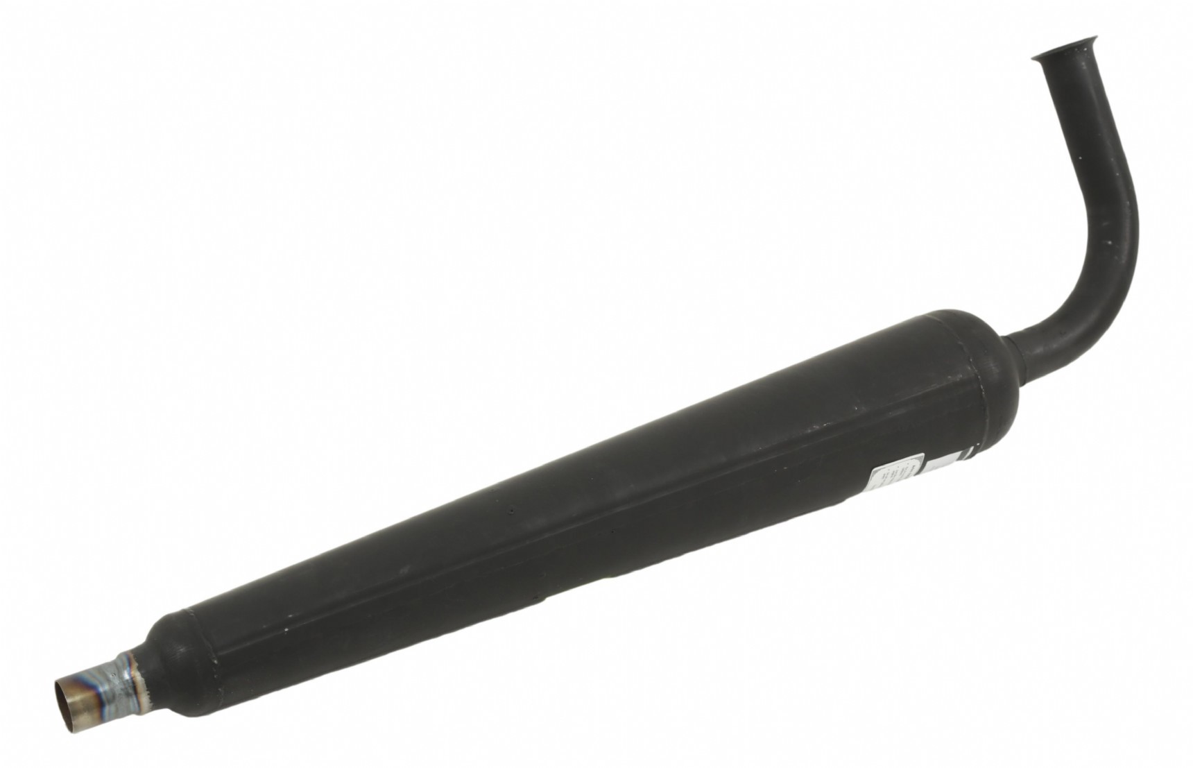 Muffler without tail pipe