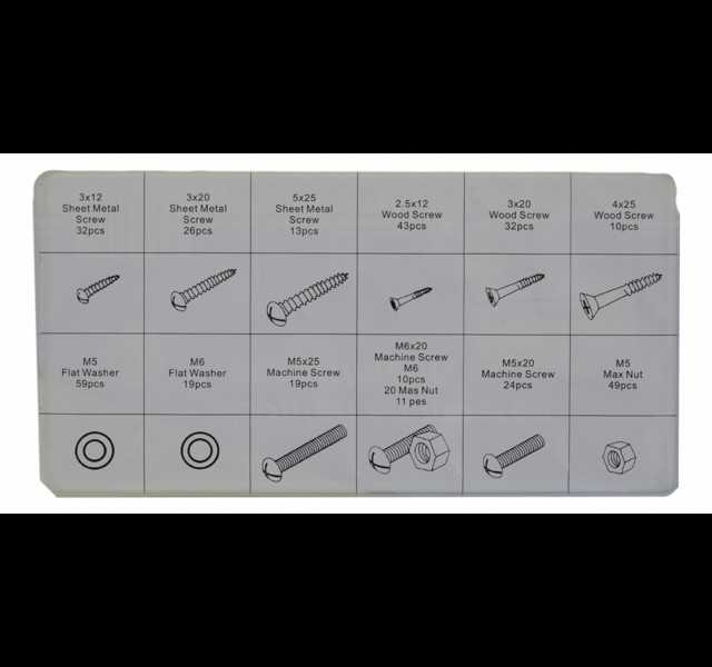 Bolt and nut assortment box Histoparts