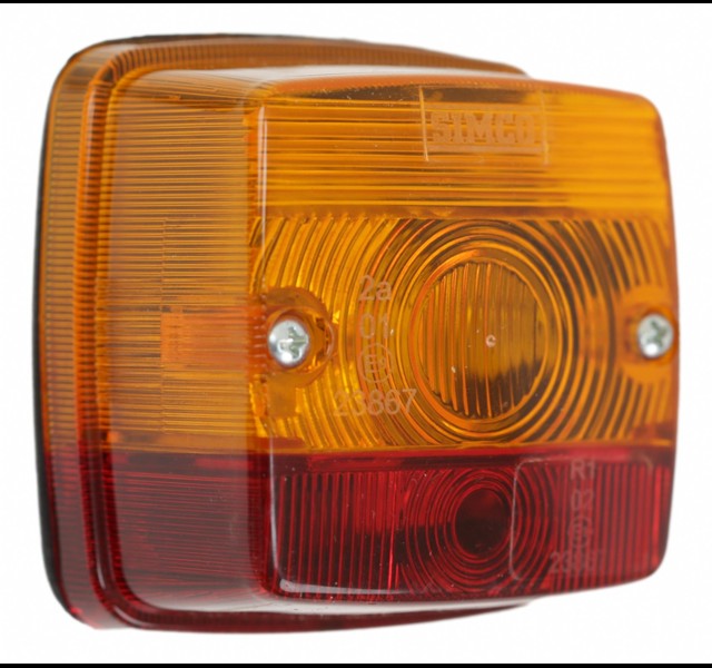 Rear light with indicator