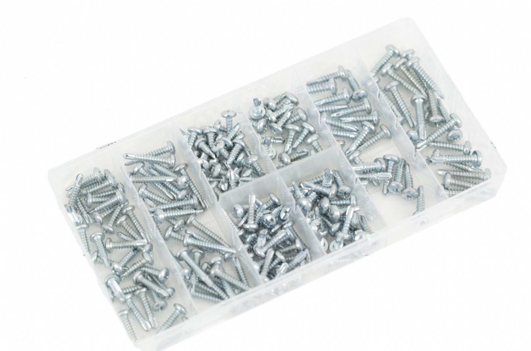 Zelftapper Assortiment box. 200 delig
