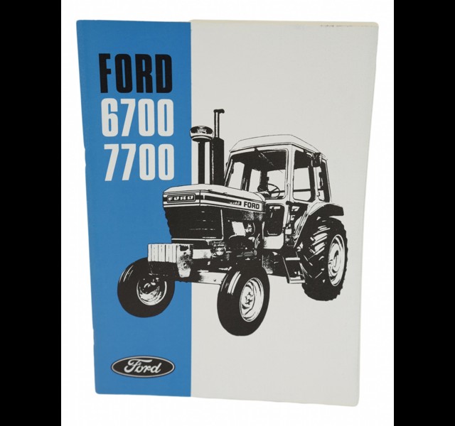 Dutch intstruction book Ford  6700 7700