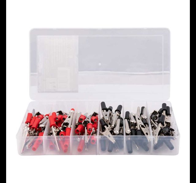 Alligator Clip Assortment, 80 pc.