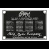 Ford Patent plaatje 1940-48