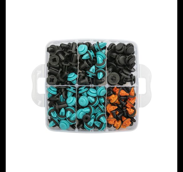 Interior mount and clip set. 635pc. in detail
