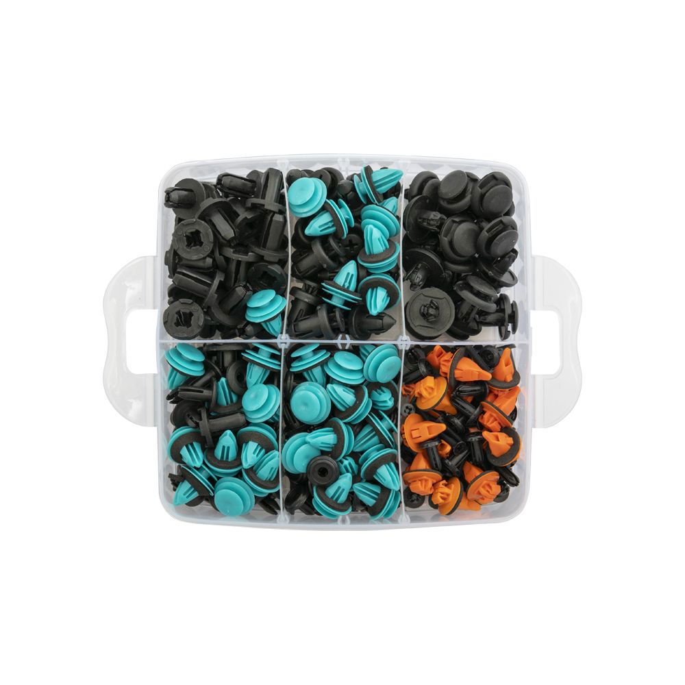 Interior mount and clip set. 635pc. in detail