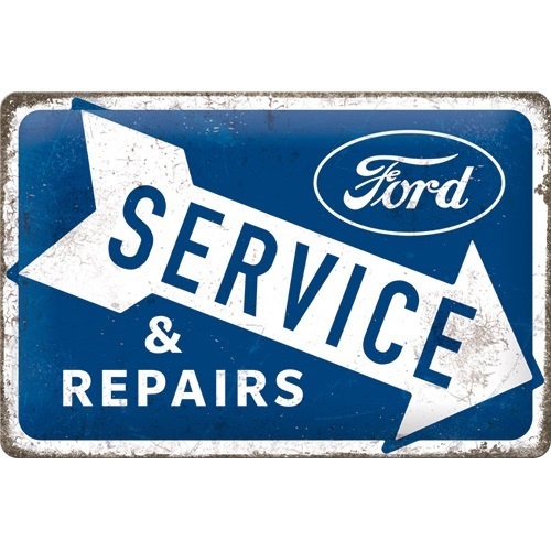 Ford Service en Repair metalen werkplaatsbord 