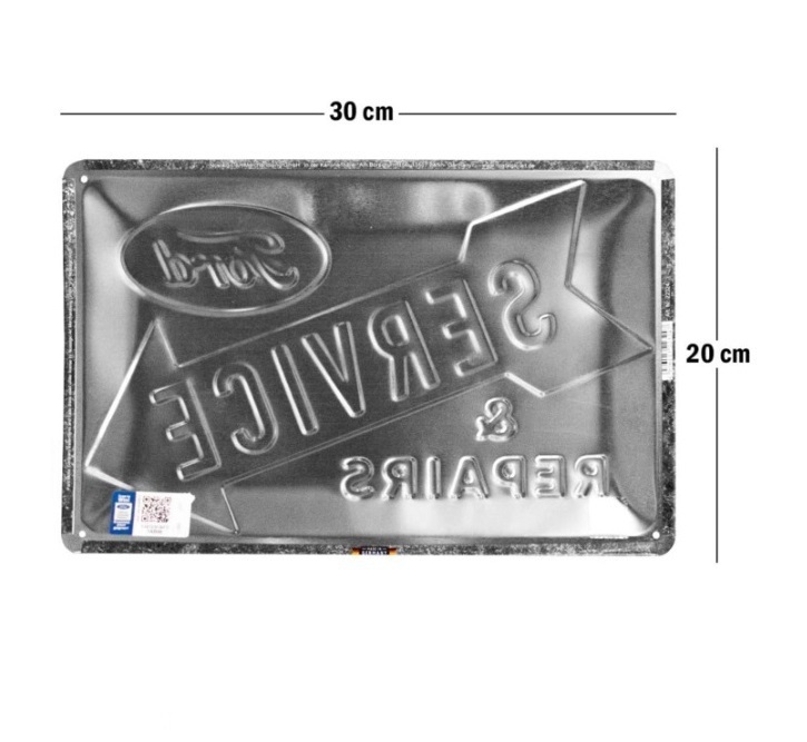 Ford Service en Repair metalen werkplaatsbord  Histoparts