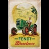Tin Sign 20x30 cm Fendt - Dieselross