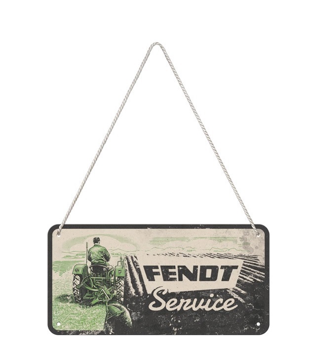 Fendt Service, Metalen ophangbord