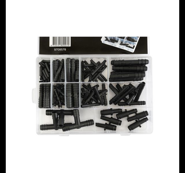 Hose connector assortment box