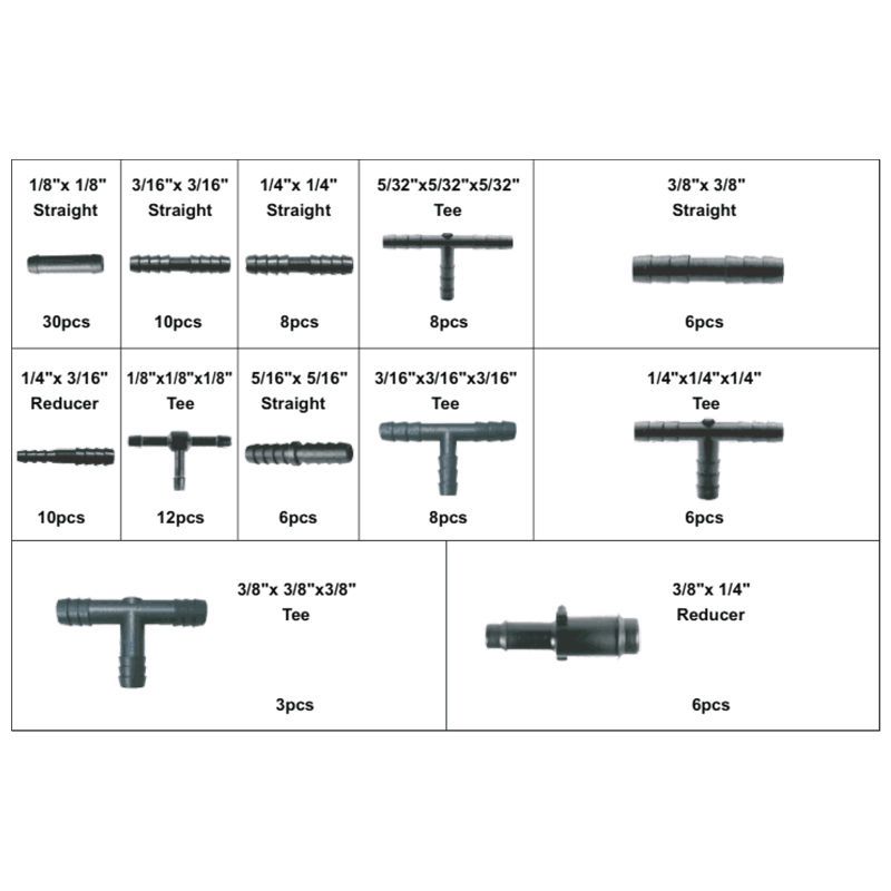 productfoto van Slang connector set, 113 delig