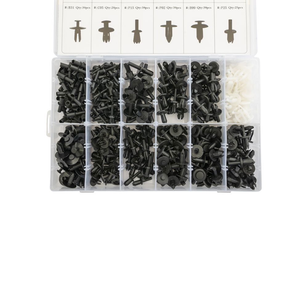 Interior clip assortment kit 350 pc.