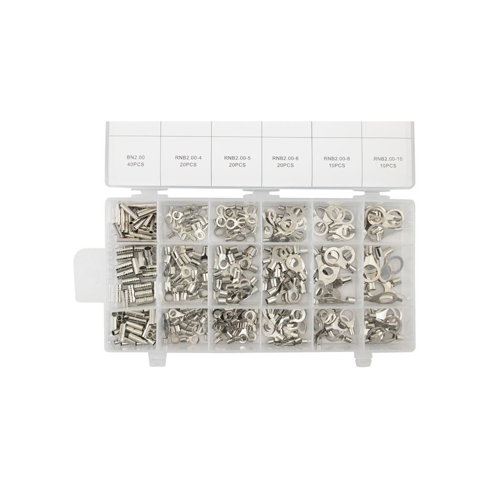 Adereind huls en oog assortiment box 340 delig