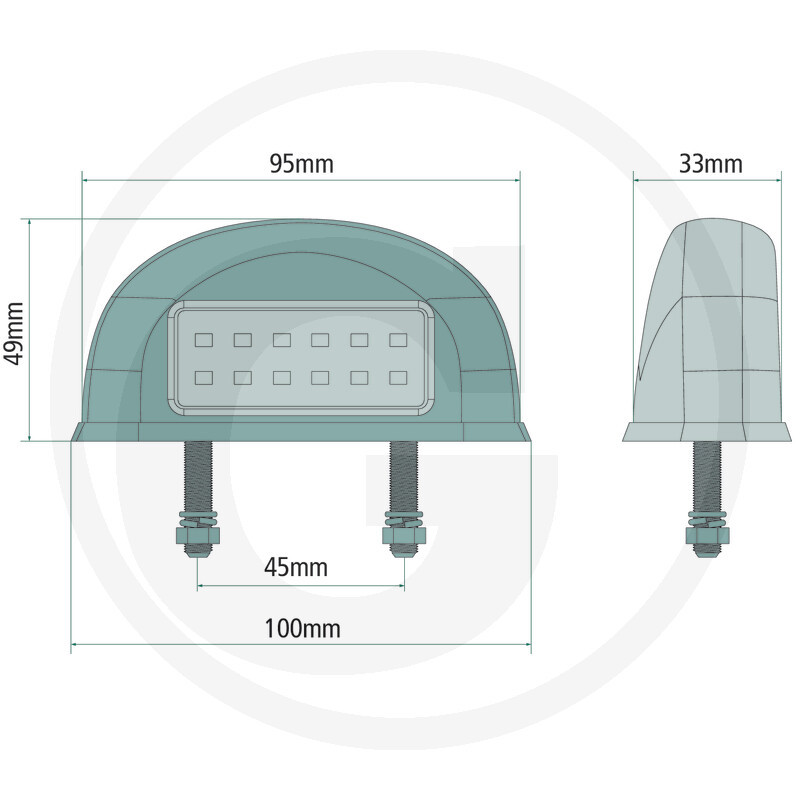 productphoto of LED Number plate light