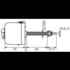 spare part Wiper motor. Doga, 12V.