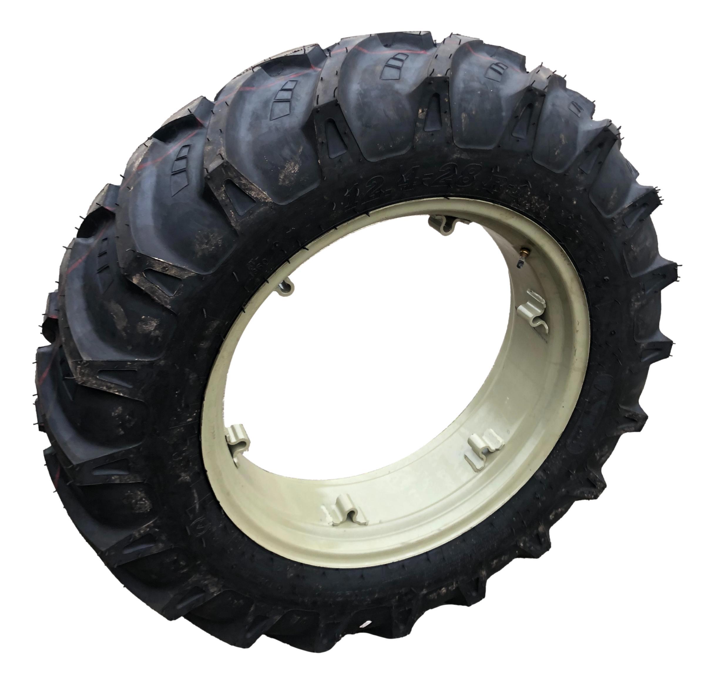 Wheel and tyre assembly LH. 12.4 x 28