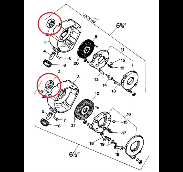 Brake housing seal International Histoparts