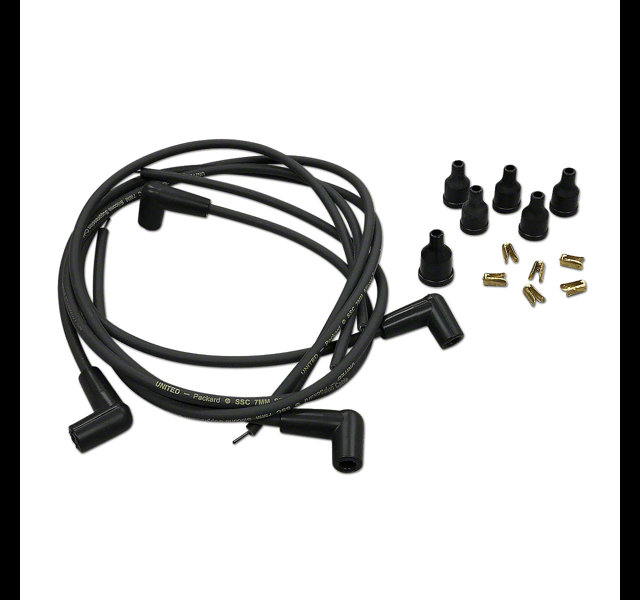 Spark plug wiring set. 4 Cyl.
