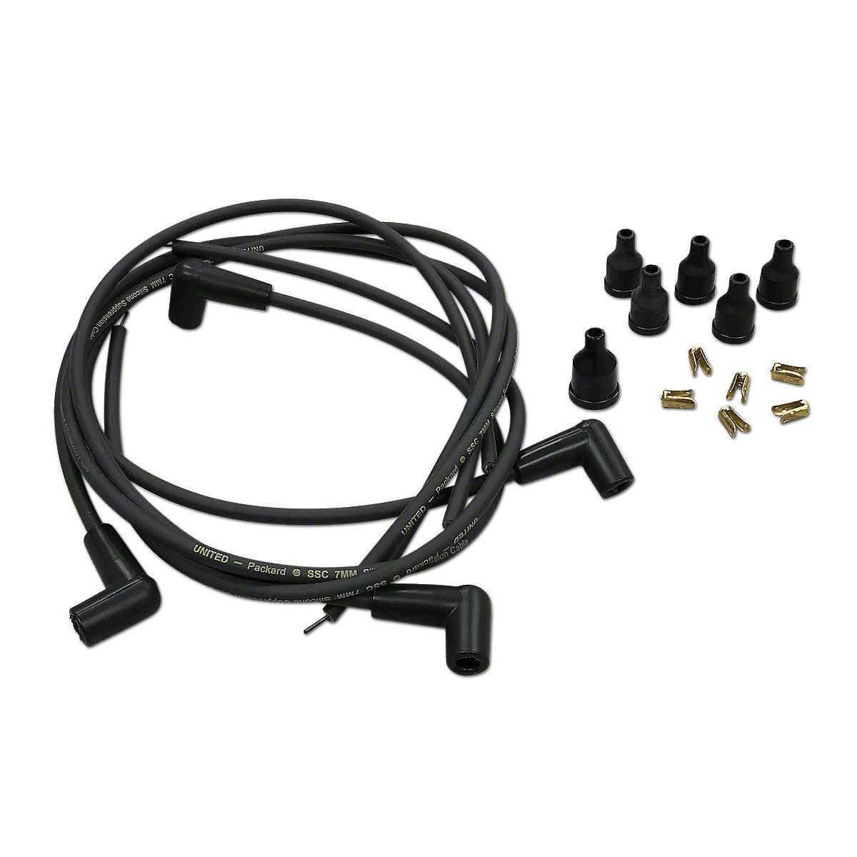 Spark plug wiring set. 4 Cyl.