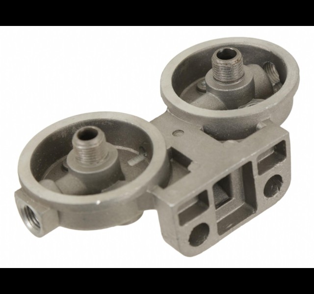Twin Fuel Filter Head. International Histoparts