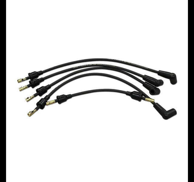 Universal spark plug cable set. 4 cyl.