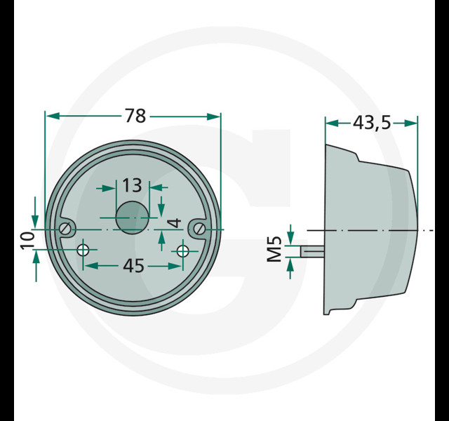 Indicator - side light Histoparts