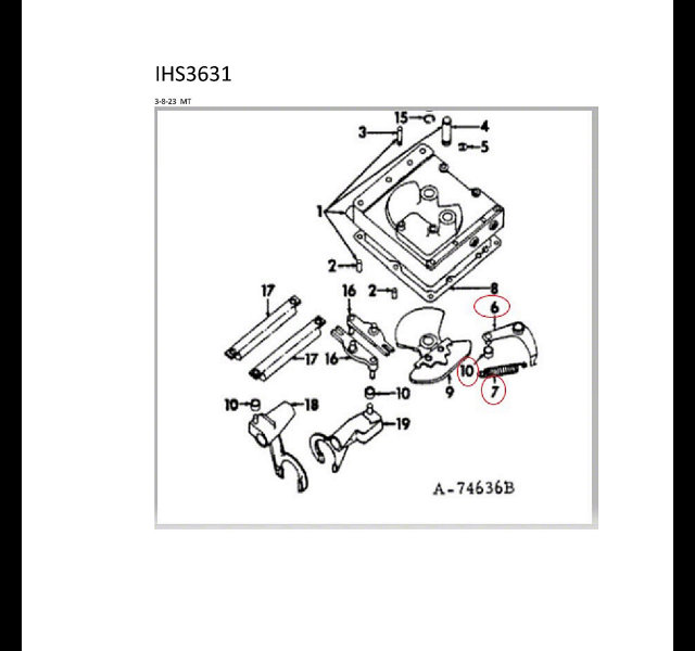 Shifter Control Arm Repair Kit Histoparts