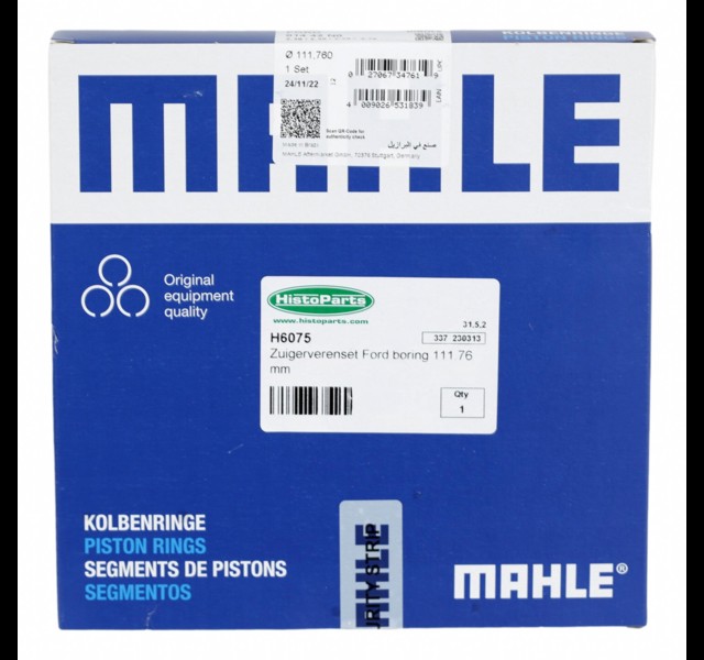 Mahle Zuigerverenset Ford boring 111.76 mm