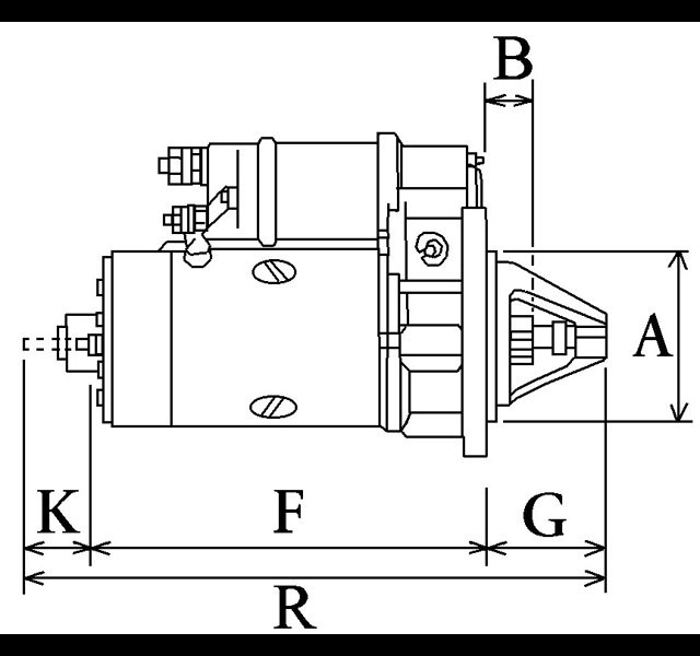 Startmotor Fendt (3) in detail