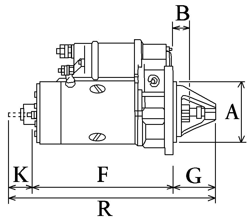 Startermotor Fendt (1) in detail