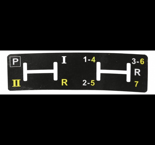 Gear Range Decal John Deere