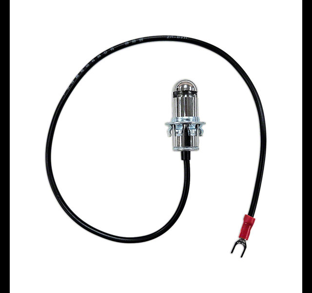 productphoto of Dashboard lamp. Chrome