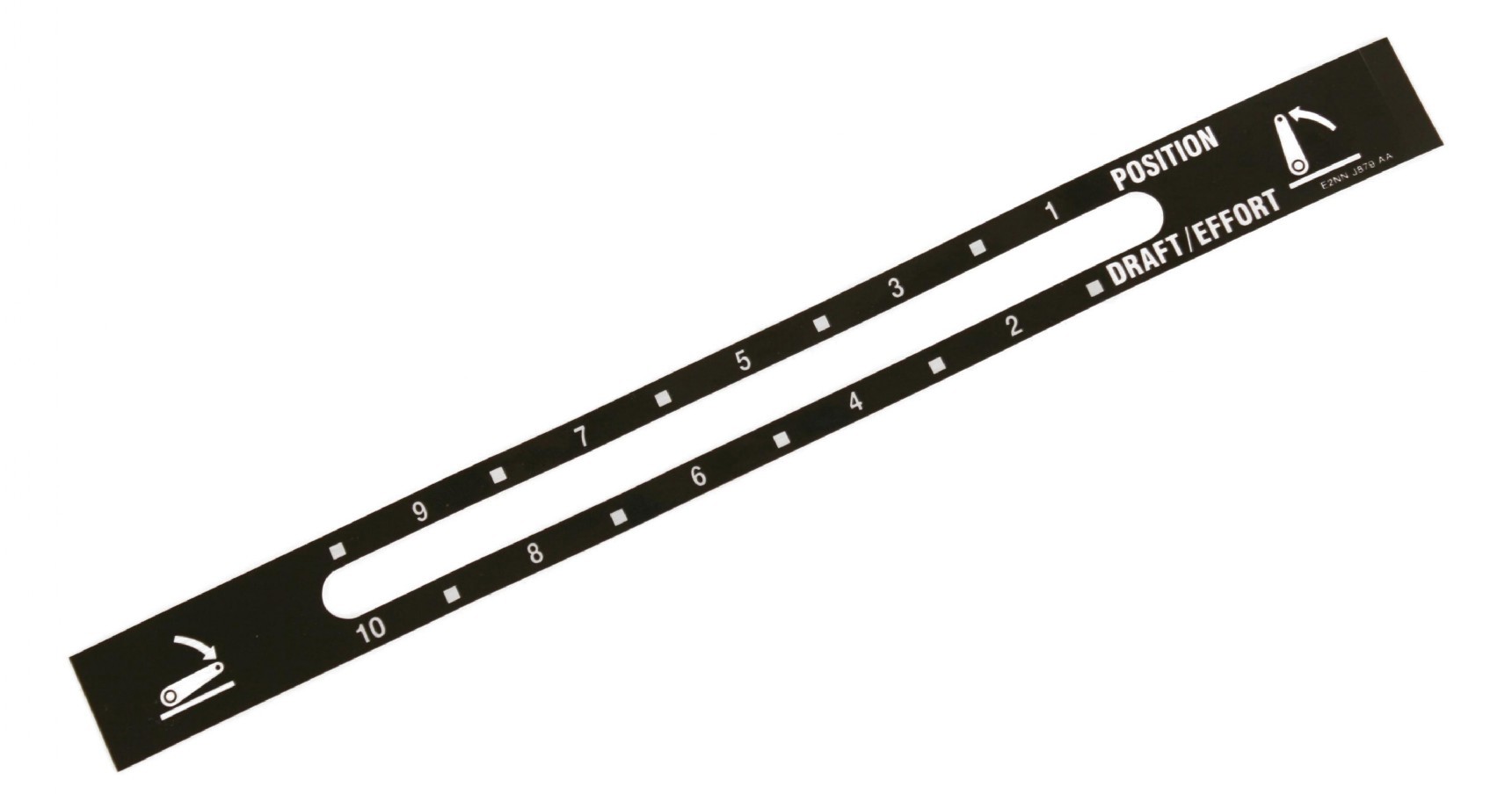Hydraulic Control decal.