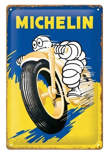 Michelin Motorcycle wall plate.